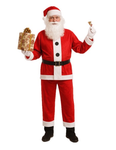Costume Babbo Natale Taglia L | Costumi per Adulti Il Re del Carnevale